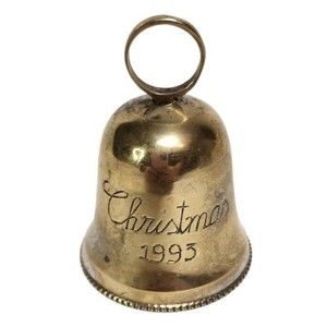 Vintage Silver Plated Christmas Bell 1993 International Silver Holiday D…